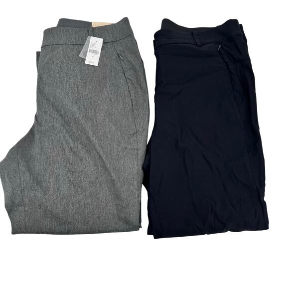 Lane Bryant Bundle / Lot The 4 Season Slim Ankle pants mid rise black gray sz 18 - Picture 1 of 9